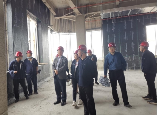 山西省ob电竞服务数据中心领导在山西建投四建集团山西·新源智慧项目调研